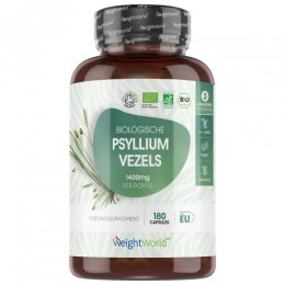 Psylliumvezel-1400mg180Capsules-Vezels-Vezelssupplement-3MaandenVoorraad