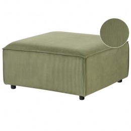 Beliani-ARDAL-Ottomaan-Groen-Corduroy