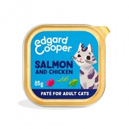 EdgardCooperKattenvoerAdultPateZalm-Kip85gr
