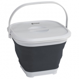 Outwell-CollapsBucketSquarewithLid-Waterzakmaat9l-30x295x22cmgrijs