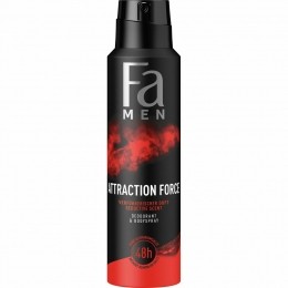 6xFaMenDeodorantSprayAttractionForce150ml