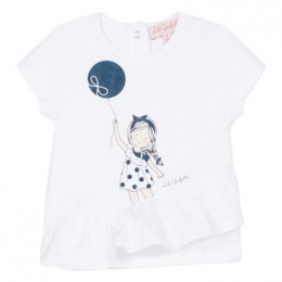 T-shirtKorteMouwLiliGaufretteNALIOS