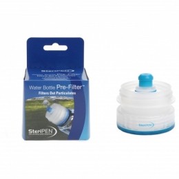 Steripen-WaterBottlePre-Filter-Partikelfilterblauwwit