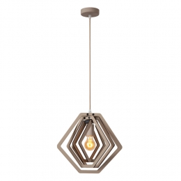 LucideMAURO-HanglampKinderkamer-1xE27-Taupe