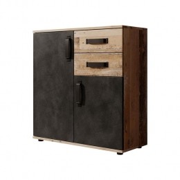 Meubella-DressoirMontreal-Grijs-Oldwood-80cm