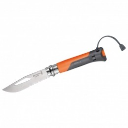 Opinel-OutdoormesserNr8-Mesmaat85cmgrijswit