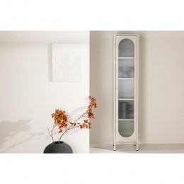 Svea-Alessandravitrinekast-180cm-beige