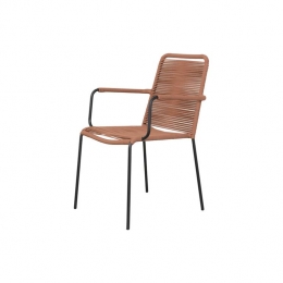 VDGDenverropestapelbaretuinstoelTerracotta