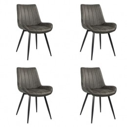 Bronx71IndustrileeetkamerstoelBrookeantraciet-Eetkamerstoelen