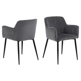 GigaLiving-Eetkamerstoel-Donkergrijs-Zithoogte475cm-Jaska-Setvan2