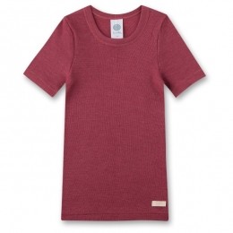 Sanetta-KidsT-Shirt12WoolSilkWool-Merino-ondergoedmaat104rood
