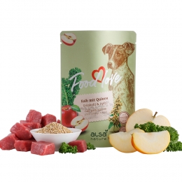alsa-natureFOODLOVEKalfmetquinoaboerenkoolappel300gAantal6x300g