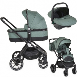 CangarooChristianoGreen3-in-1Kinderwagenincli-SizeAutostoel110922