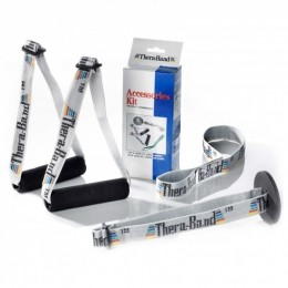 TheraBand-AccessoriesSet2Grips1DoorAnchor1Assistzwart