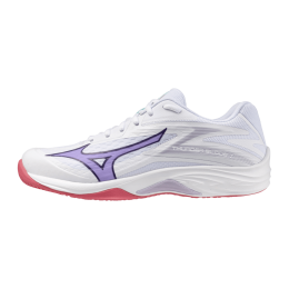 MizunoTHUNDERBLADEZVolleybalschoenenWitVioletIndigoCamelliaRosDamesMaat39