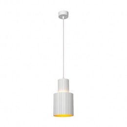 AtmoozOsumi-WitmetGoud-Hanglamp-12cm-Metaal-E27Fitting-175cmVerstelbareHoogte-EleganteVerlichting