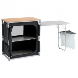 Outwell-PadresStorageUnitwithSideTable-Campingkastenmaat21051495x45455x8270grijs