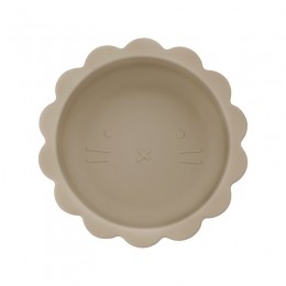 Dutsi-WelpjeSerie-SiliconenBabykommetje-LeeuwenOntwerp-350ml-Taupe