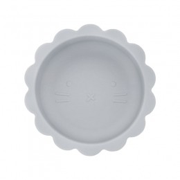 Dutsi-WelpjeSerie-SiliconenBabykommetje-LeeuwenOntwerp-350ml-Grijsblauw