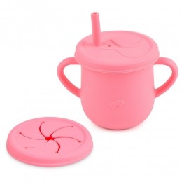 Dutsi-3in1RietjesSnackBeker-WatermeloenRoze