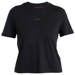 Icebreaker-WomensMerino150TechLiteIIISSCropTee-MerinoshirtmaatMzwart