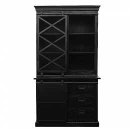 VitrinekastNoraBlack120cm