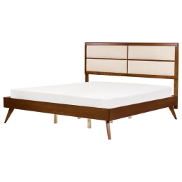 Beliani-POISSY-Tweepersoonsbed-Lichtbeige-180x200cm-MDF