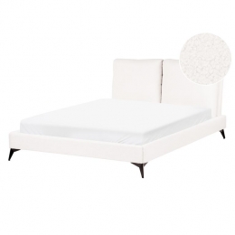 Beliani-MELLE-Tweepersoonsbed-Gebrokenwit-140x200cm-Boucl