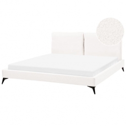 Beliani-MELLE-Tweepersoonsbed-Gebrokenwit-180x200cm-Boucl