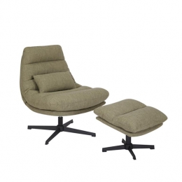 Bronx71DraaifauteuilmethockerCristolinnenolijfgroen
