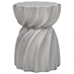 Beliani-ALGUA-Bijzettafel-Grijs-Lichtbeton