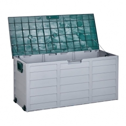 Beliani-LOCARNO-Kussenbox-GrijsGroen-112cm-Synthetischmateriaal