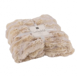 J-LineplaidWave-polyester-creme-180x130cm