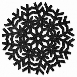 UniqueLiving-PlacematIcediameter38cm-Zwart
