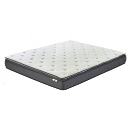 Beliani-CHARM-Traagschuimmatras-Wit-140x200cm-Polyester