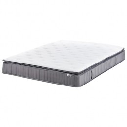 Beliani-PLEASANT-Pocketveringmatrashard-Wit-160x200cm-Traagschuim