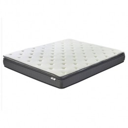 Beliani-CHARM-Traagschuimmatras-Wit-160x200cm-Polyester