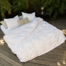 SnurkdekbedovertrekUniWhiteFlanel