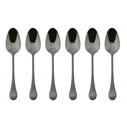SambonetKoffielepelTaorminaZwart6Stuks