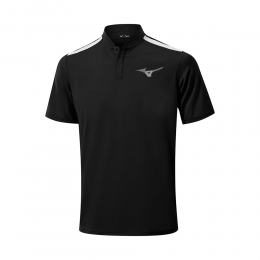 MizunoSquadPoloZwartHerenMaatL