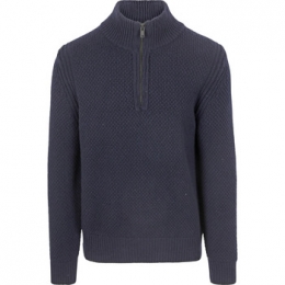 SweaterBOSSTruiHalfZipKuranoNavy