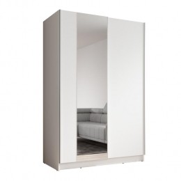 Meubella-KledingkastSalta-Wit-120cm-Metspiegel