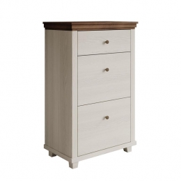 Meubella-SchoenenkastEric-Witeiken-71cm-2kleppen