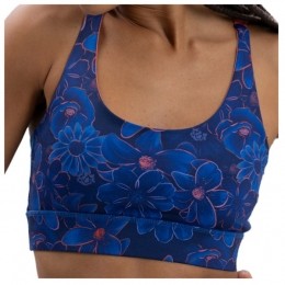 HeyHoney-WomensCriss-CrossBra-SportbehamaatLblauw