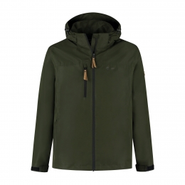 TravelinaposMen-waterproofjacket-Groen-MaatXL