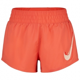 Nike-WomensOneSwooshDFMidLinedRunningShorts-HardloopshortmaatXSrood