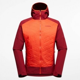 FleeceJackLaSportivaKapHybridHoodyML73322320CherryTomatoSangria