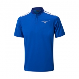 MizunoSquadPoloBlauwHerenMaatS
