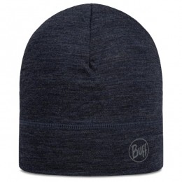Buff-LightweightMerinoWoolHat-MutsmaatOneSizeblauw