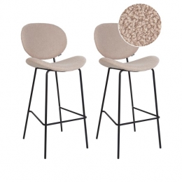 Beliani-LUANA-Barkruksetvan2-Lichtbeige-Boucl